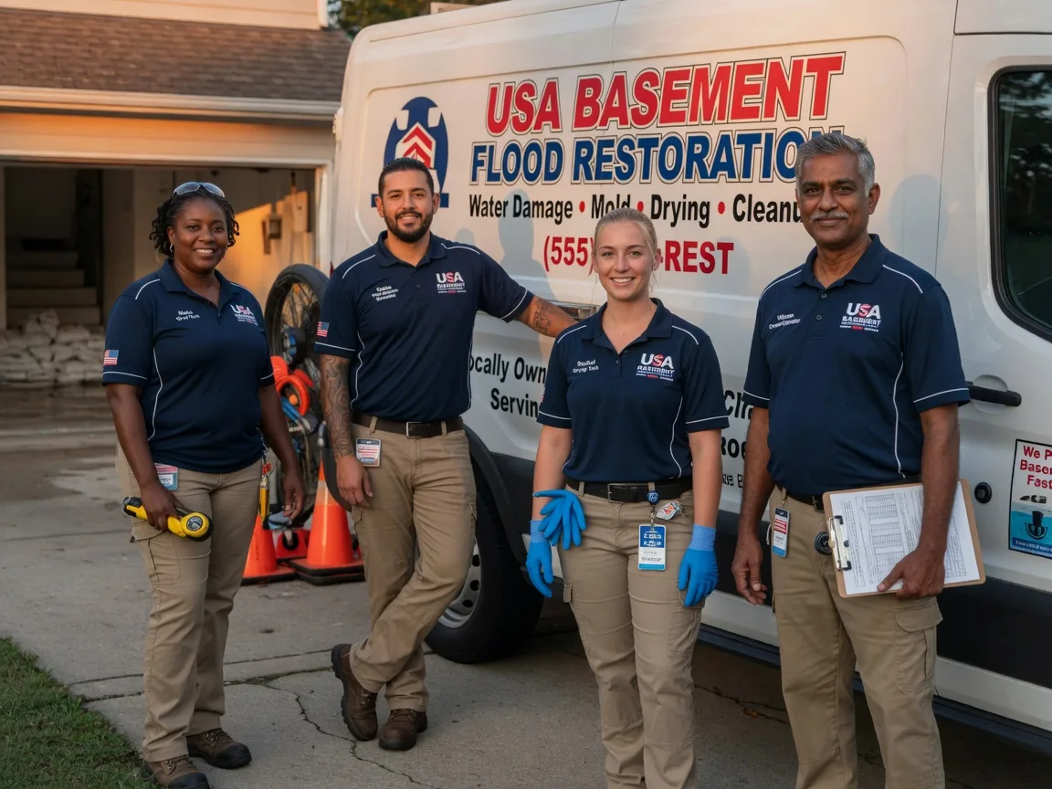 Basement Flood Cleanup company in Renault, IL