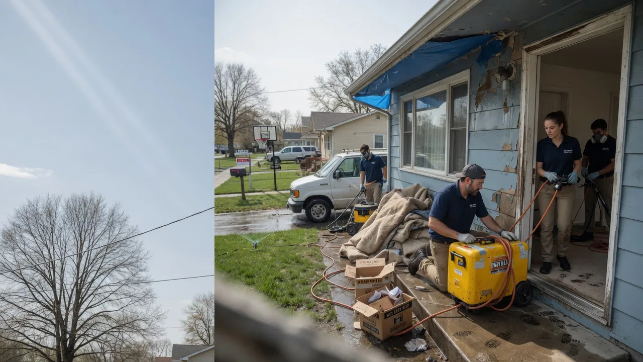 Basement Flood Cleanup in Renault, IL near me